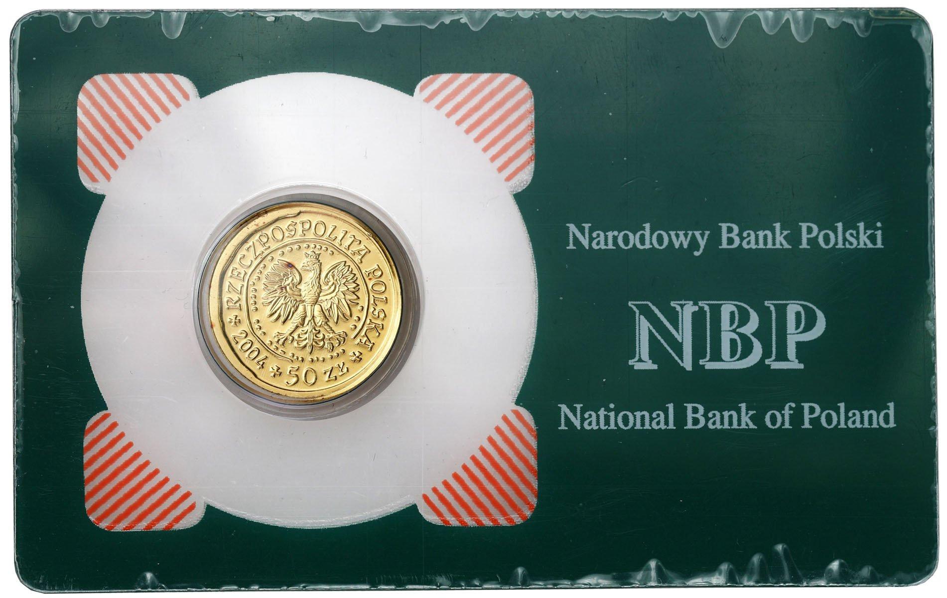 50 złotych 2004 Orzeł Bielik - 1/10 uncji złota