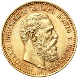 Niemcy, Prusy. Fryderyk III (1888). 10 marek 1888 A, Berlin
