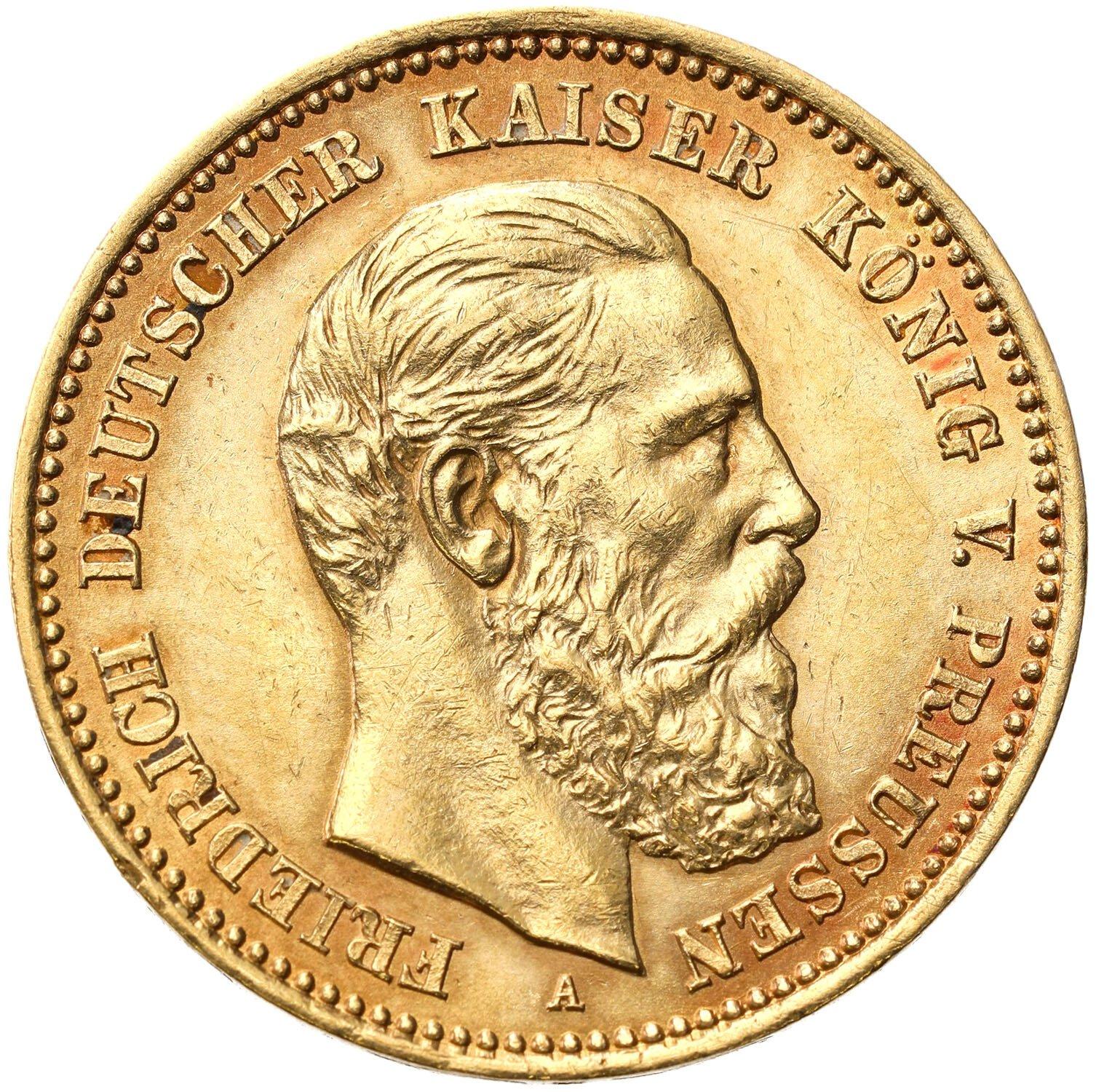 Niemcy, Prusy. Fryderyk III (1888). 10 marek 1888 A, Berlin