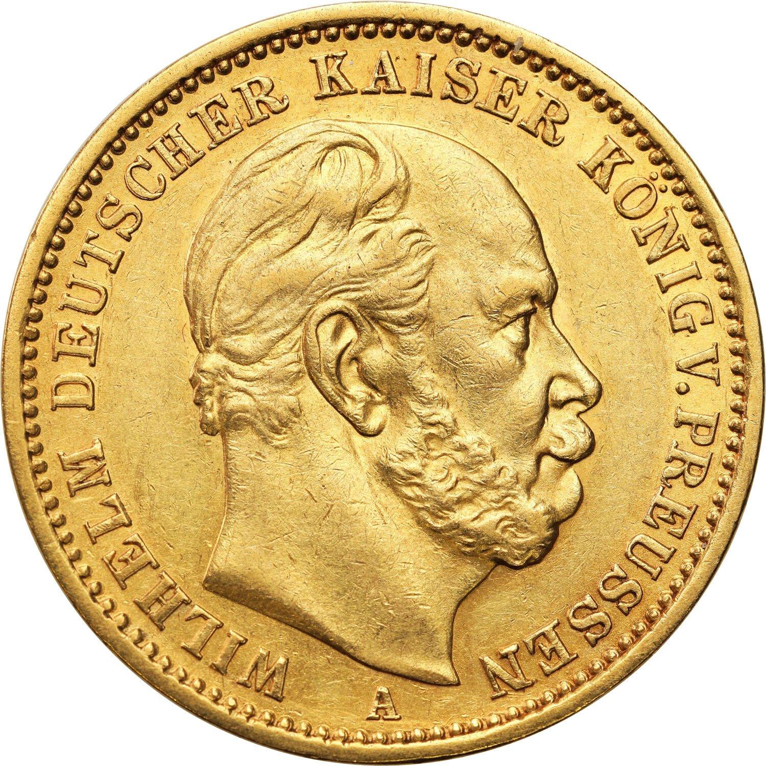 Niemcy, Prusy. Wilhelm I (1861-1888). 20 marek 1872 A, Berlin