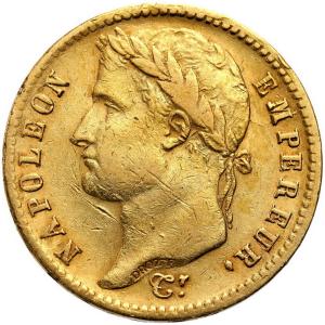 Francja 20 franków 1812 A Napoleon I - Wianuszek