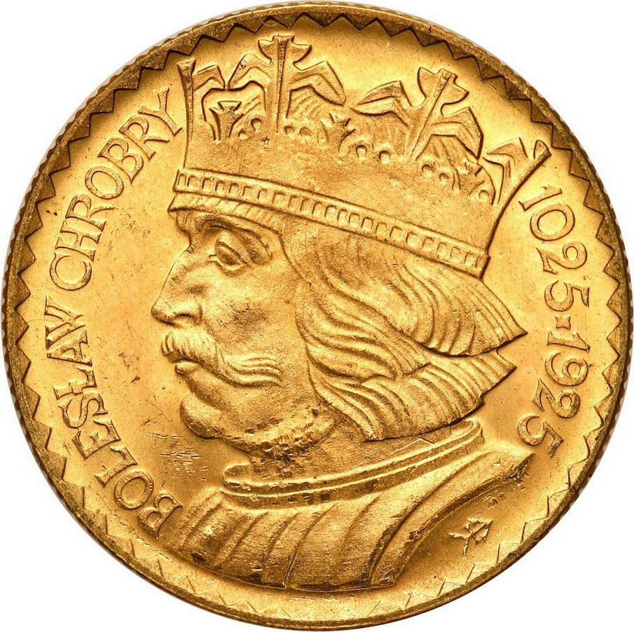 II RP. 10 złotych 1925 Chrobry - PIĘKNE