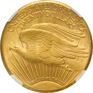 USA. Złote 20 dolarów 1909 S San Francisco - Podwójny orzeł NGC MS61
