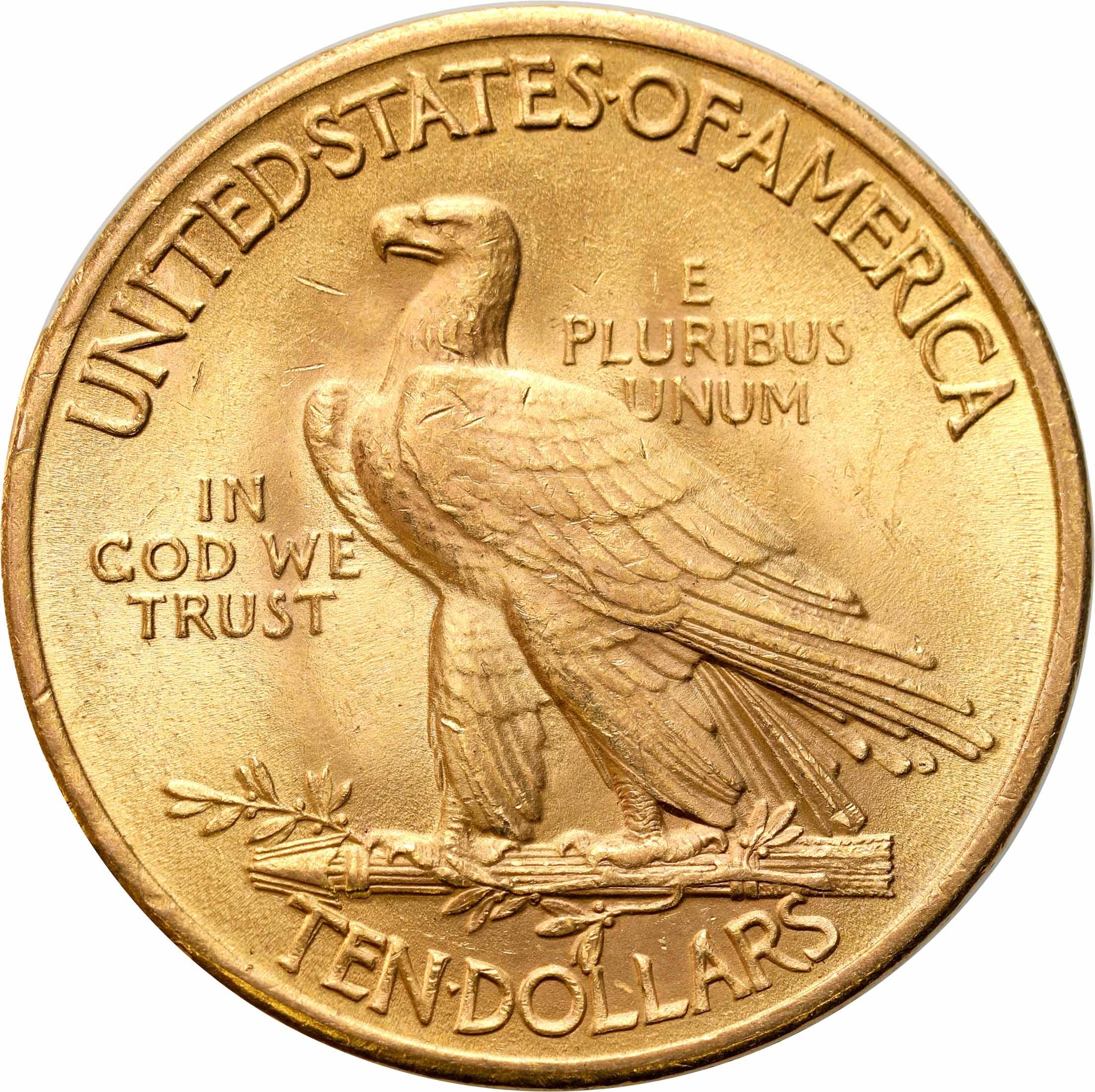 USA. 10 dolarów 1932 Indianin, Filadelfia - PIĘKNE