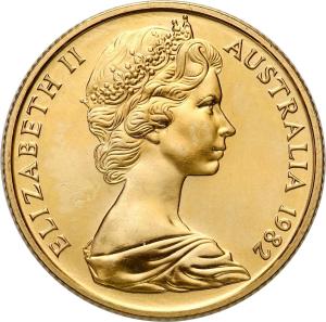 Australia Elżbieta II 200 Dolarów 1982 Zawody Sportowe