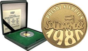 Polska. 30 złotych 2010 Polski Sierpień 1980 Solidarność - ZŁOTO