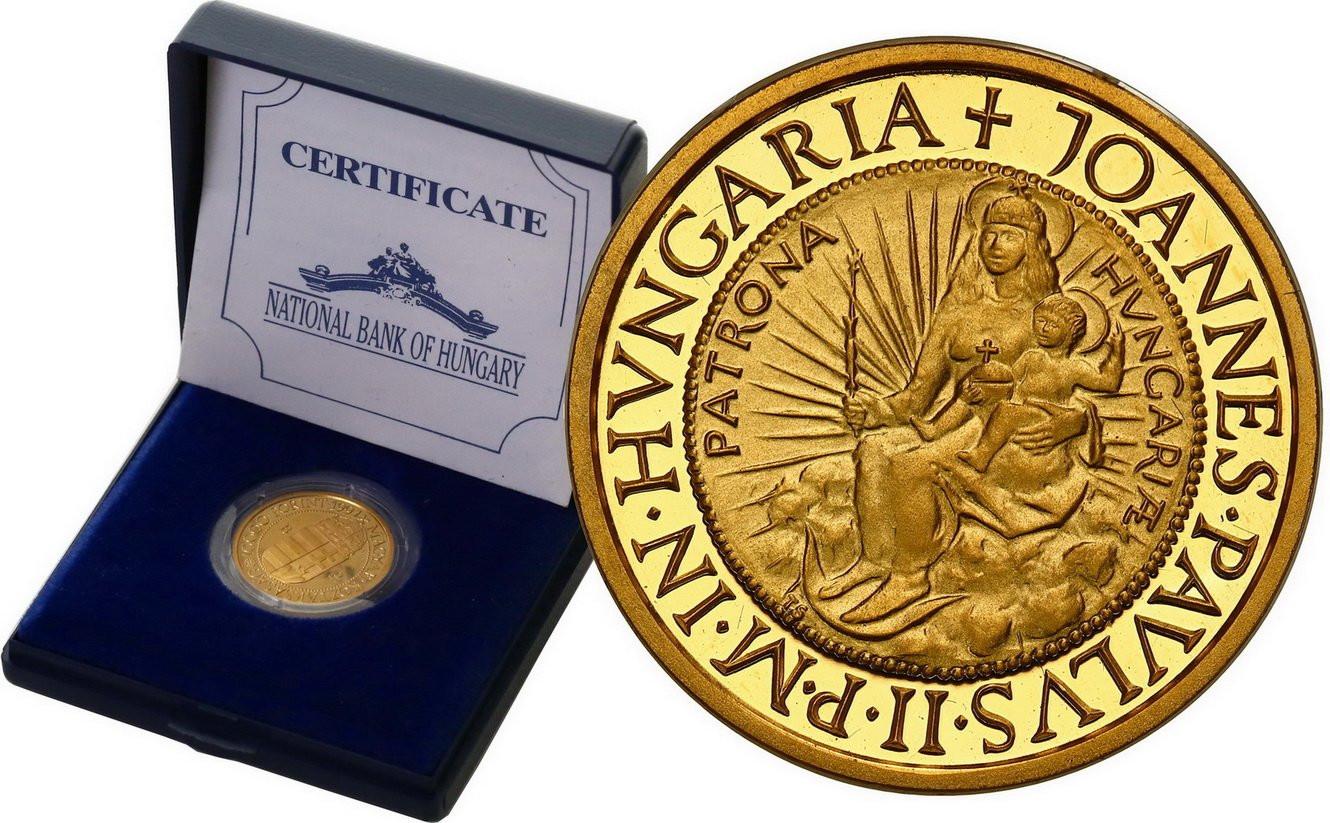 Węgry. 10.000 forintów 1991 Wizyta Jana Pawła II na Węgrzech