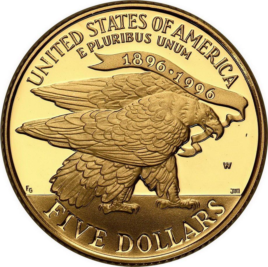 USA. 5 dolarów 1995 - Olimpiada Atlanta
