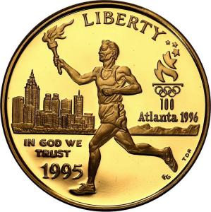 USA. 5 dolarów 1995 - Olimpiada Atlanta