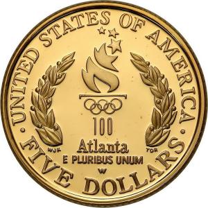 USA. 5 dolarów 1996 - Olimpiada Atlanta