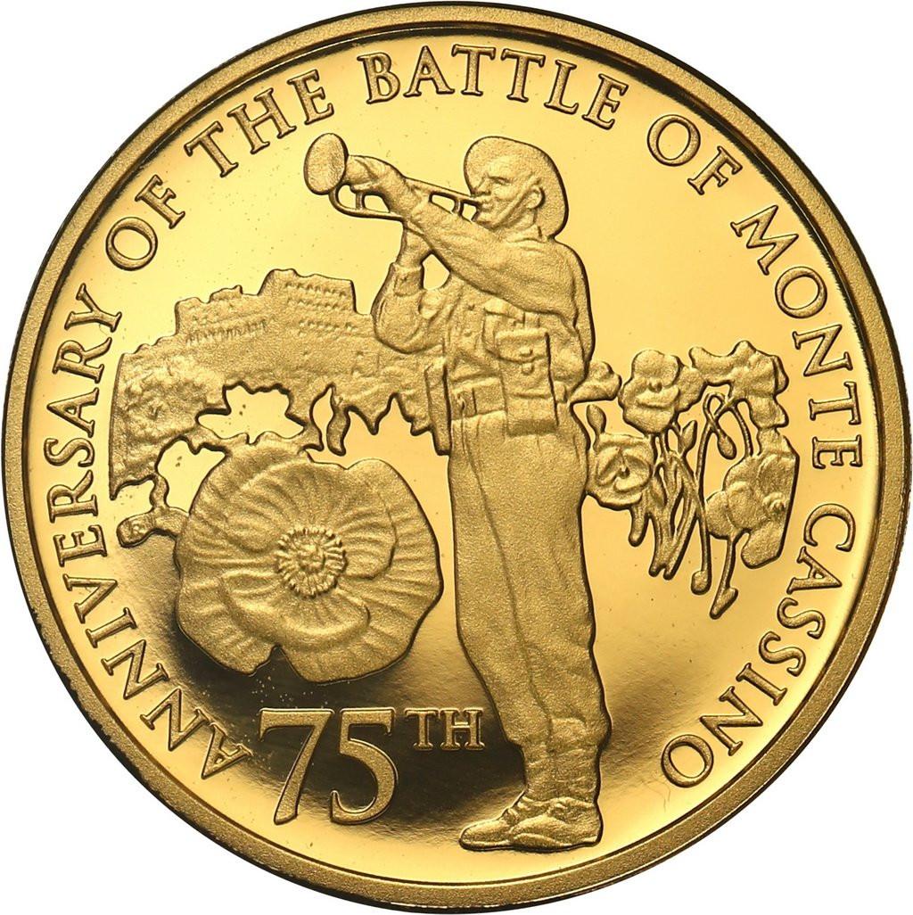 Niue. 5 dolarów 2019 - 75 rocznica Bitwy pod Monte Cassino