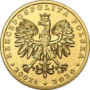 Polska. Złote 200 złotych 2020 Orzeł Bielik - 1/2 uncji złota