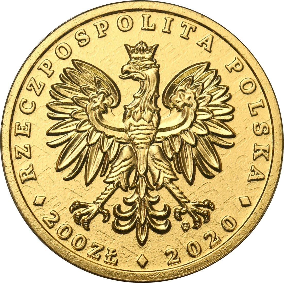 Polska. Złote 200 złotych 2020 Orzeł Bielik - 1/2 uncji złota