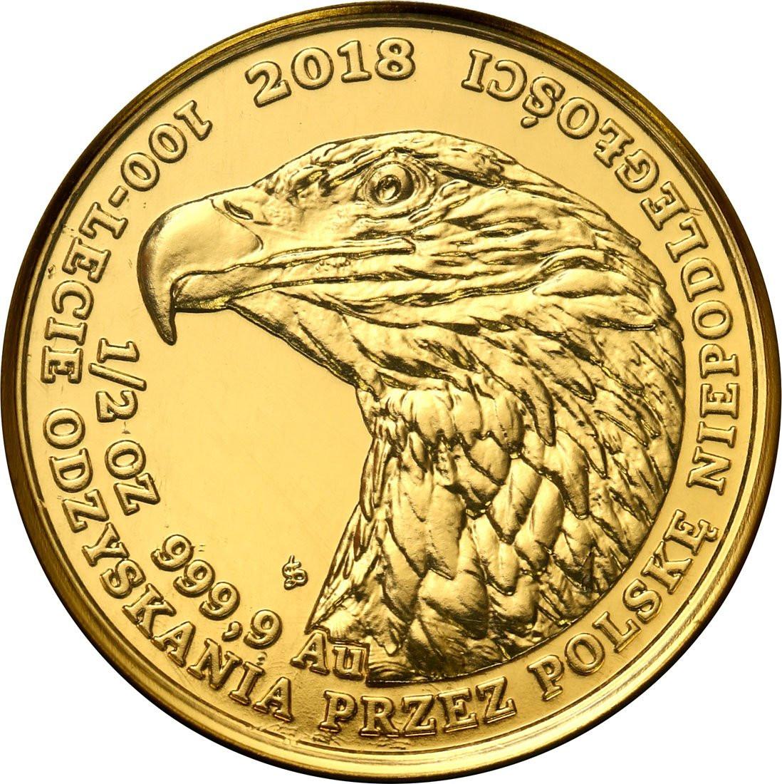 Polska. Złote 200 złotych 2020 Orzeł Bielik - 1/2 uncji złota