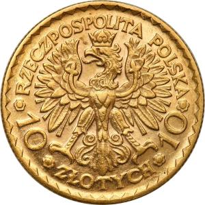 II RP. 10 złotych 1925 Chrobry - PIĘKNE