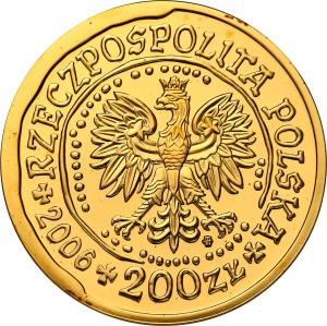 Polska. Złote 200 złotych 2006 Orzeł Bielik - 1/2 uncji złota