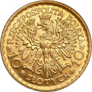 II RP. 10 złotych 1925 Chrobry - RZADKIE