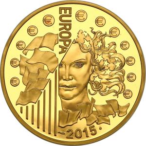 Francja 200 euro 2015 Europa TYLKO 500 szt - 1 Uncja złota
