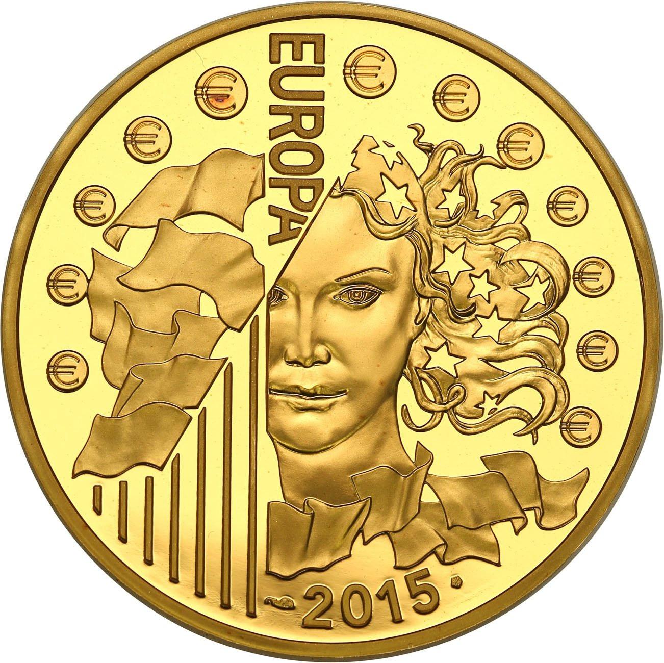 Francja 200 euro 2015 Europa TYLKO 500 szt - 1 Uncja złota