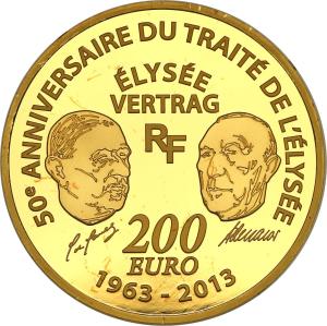 Francja 200 euro 2013 Europa TYLKO 500 szt - 1 Uncja złota