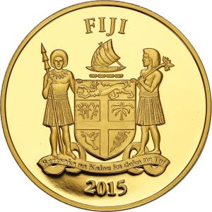 Fiji 10 dolarów 2015 Leonardo da Vinci TYLKO 100 SZT - Uncja Złota