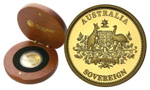 Australia 25 dolarów 2009 suweren ZŁOTO 1/4 uncji