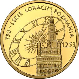 III RP. 100 złotych 2003 150-lecie lokacji Poznania