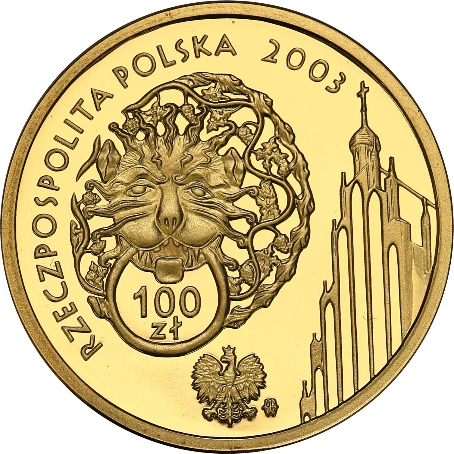 III RP. 100 złotych 2003 150-lecie lokacji Poznania
