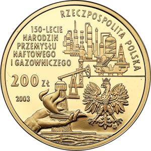 III RP. 200 złotych 2003 Przemysł Naftowy