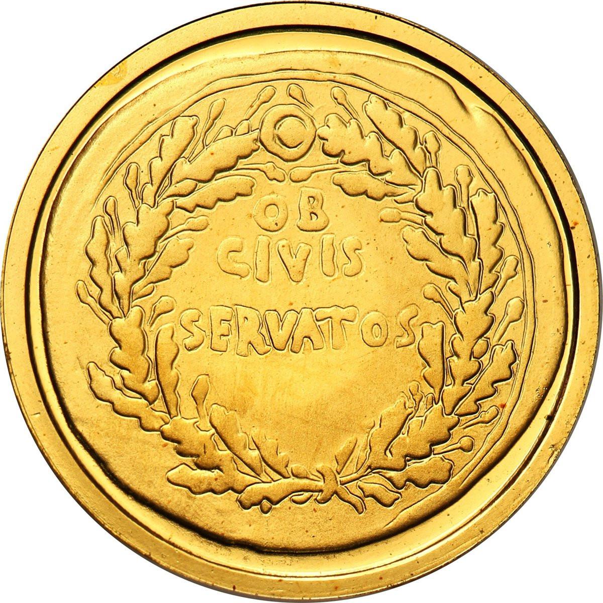 Hiszpania. 20 euro 2008 Replika Auresua Oktawiana Augusta - złoto