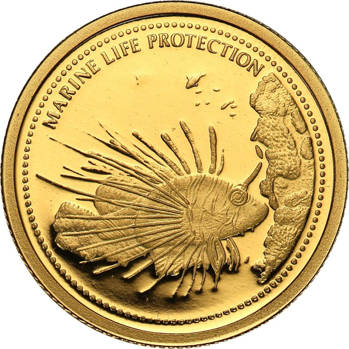 Palau. 1 dolar 2009 Ognica Pstra - Złoto