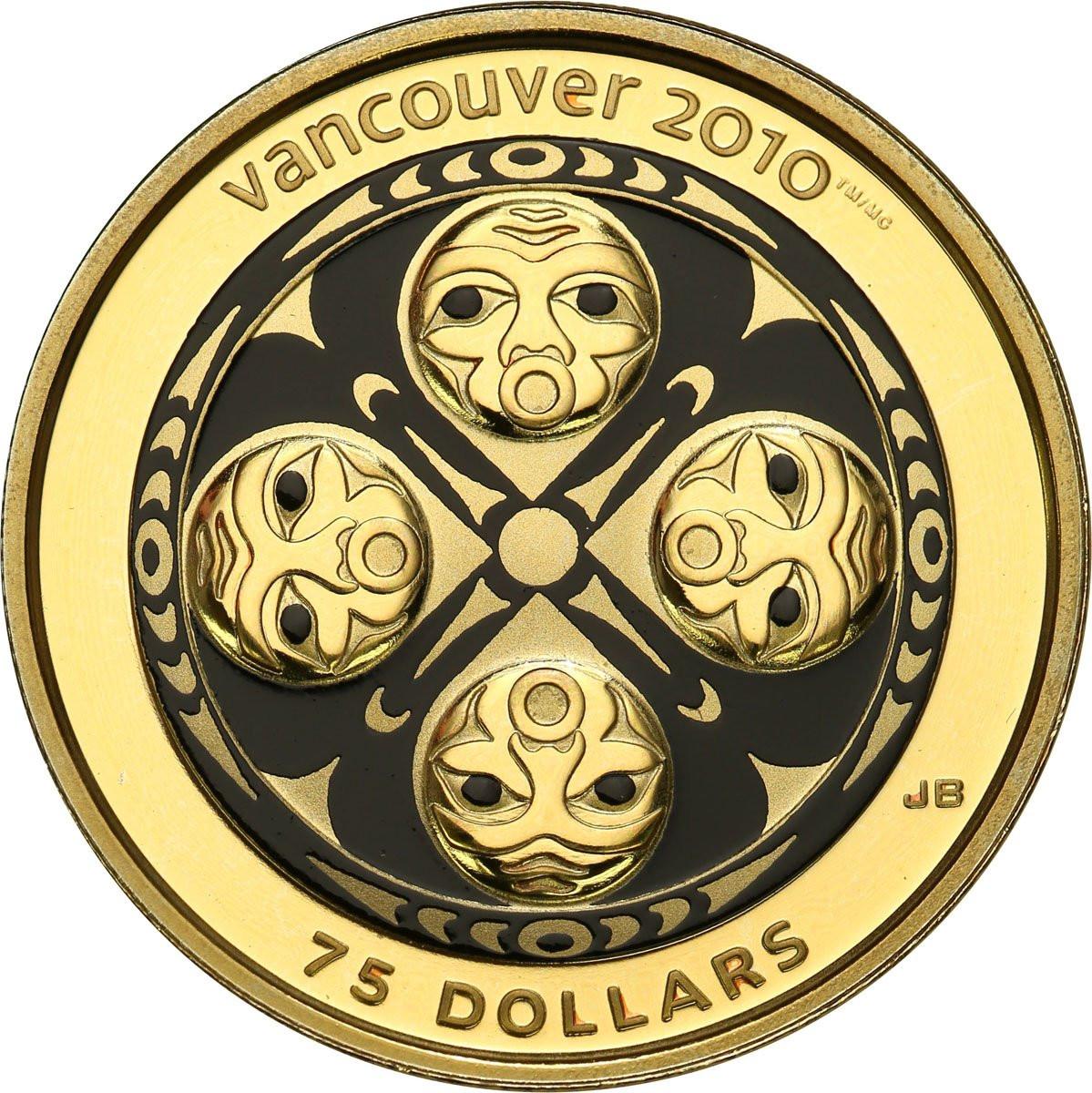 Kanada. 75 dolarów Igrzyska Olimpijskie Vancouver 2010 - Plemiona Kanady