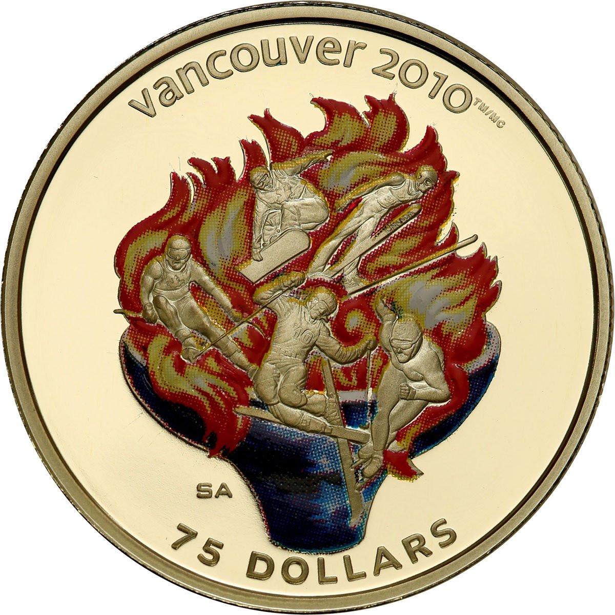 Kanada. 75 dolarów Igrzyska Olimpijskie Vancouver 2010 - Duch olimpijski