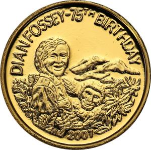 Republika Rwandy 200 franków 2007 Dian Fossey