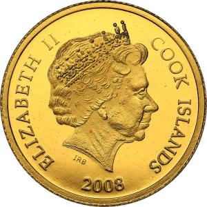 Wyspy Cooka 10 dolarów 2008 Ina i Rekin