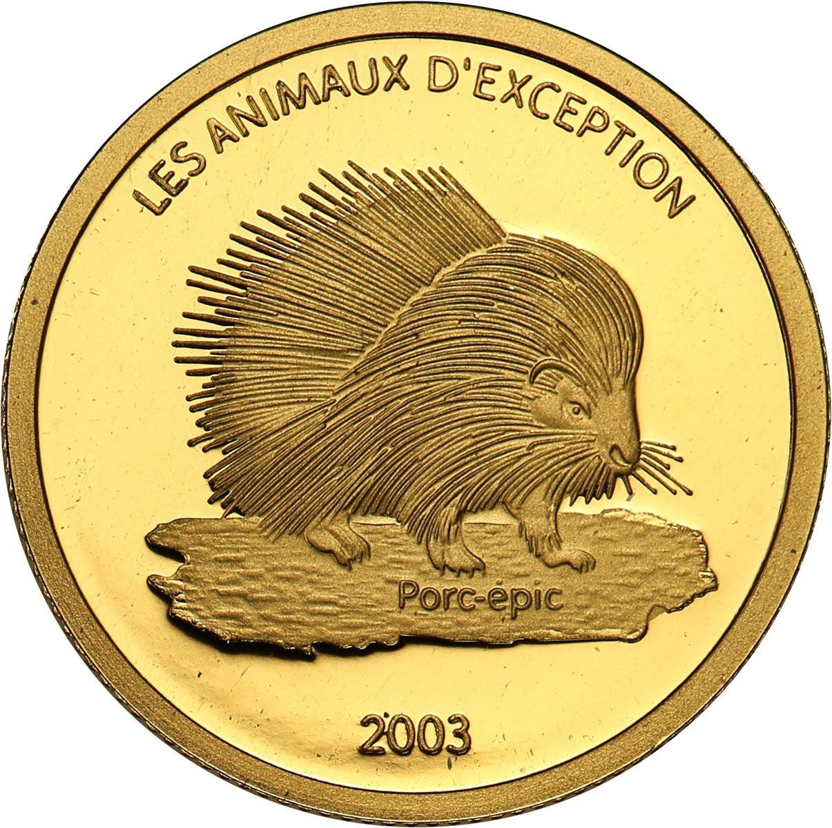 Demokratyczna Republika Konga 20 franków 2003 Jeżozwierz