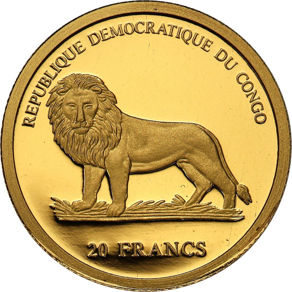 Demokratyczna Republika Konga 20 franków 2003 Jeżozwierz
