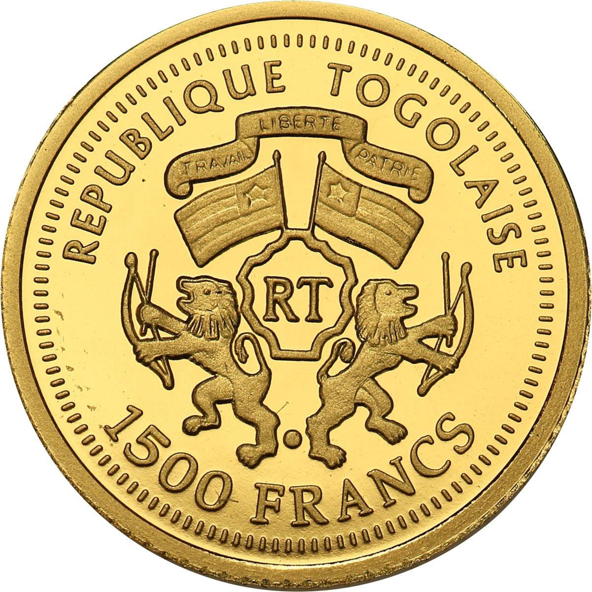 Republika Togijska 1500 franków 2007 Wilhelm Busch