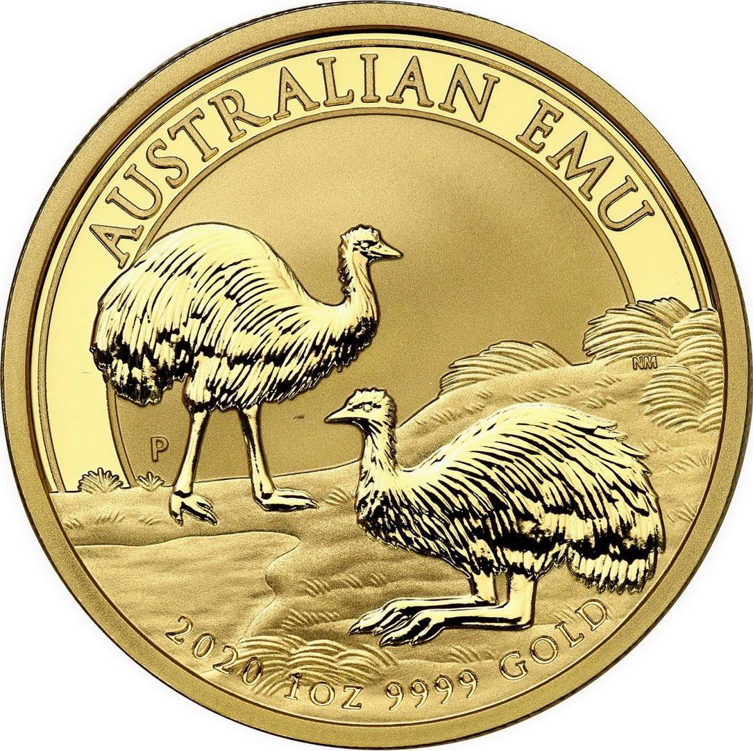 Australijski Emu 1 Uncja złota - 1 Oz Au.999