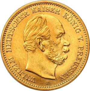 Niemcy Prusy Wilhelm I 5 Marek 1877 A Berlin