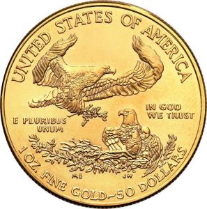 Złoty Amerykański Orzeł 50 dolarów – 1 uncja złota