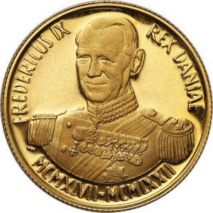 Jugosławia. Medal 1972 – Frederik IX