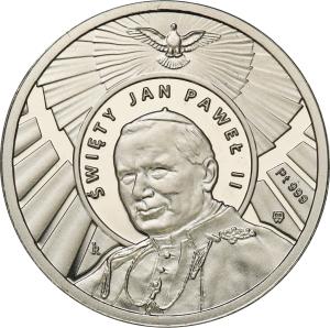 Polska medal Jan Paweł II PLATYNA
