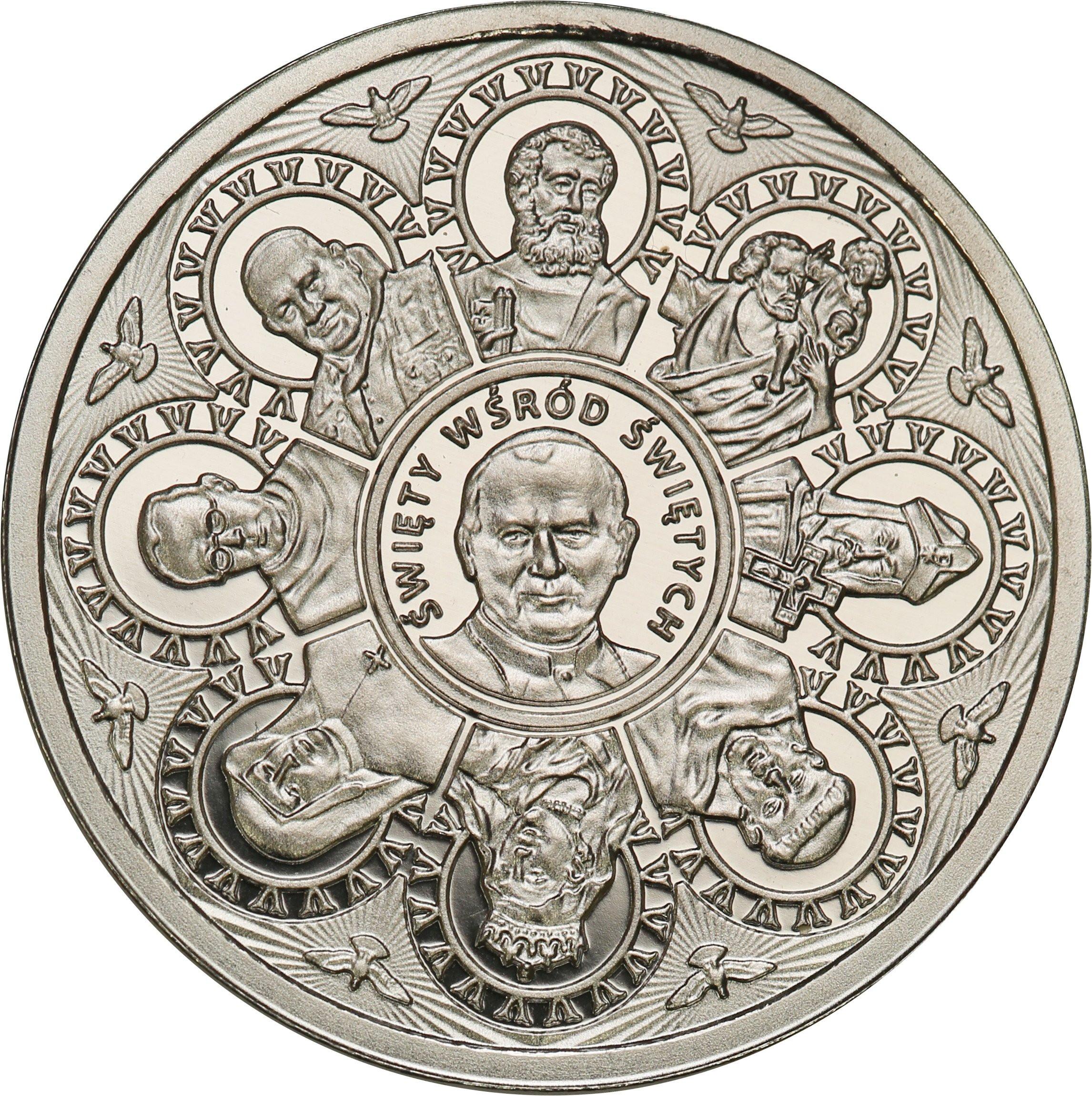 Polska medal Jan Paweł II PLATYNA