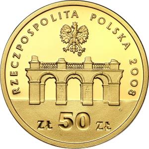 50 złotych 2008 Rocznica Odzyskania Niepodległości Piłsudski - 1/10 uncji złota