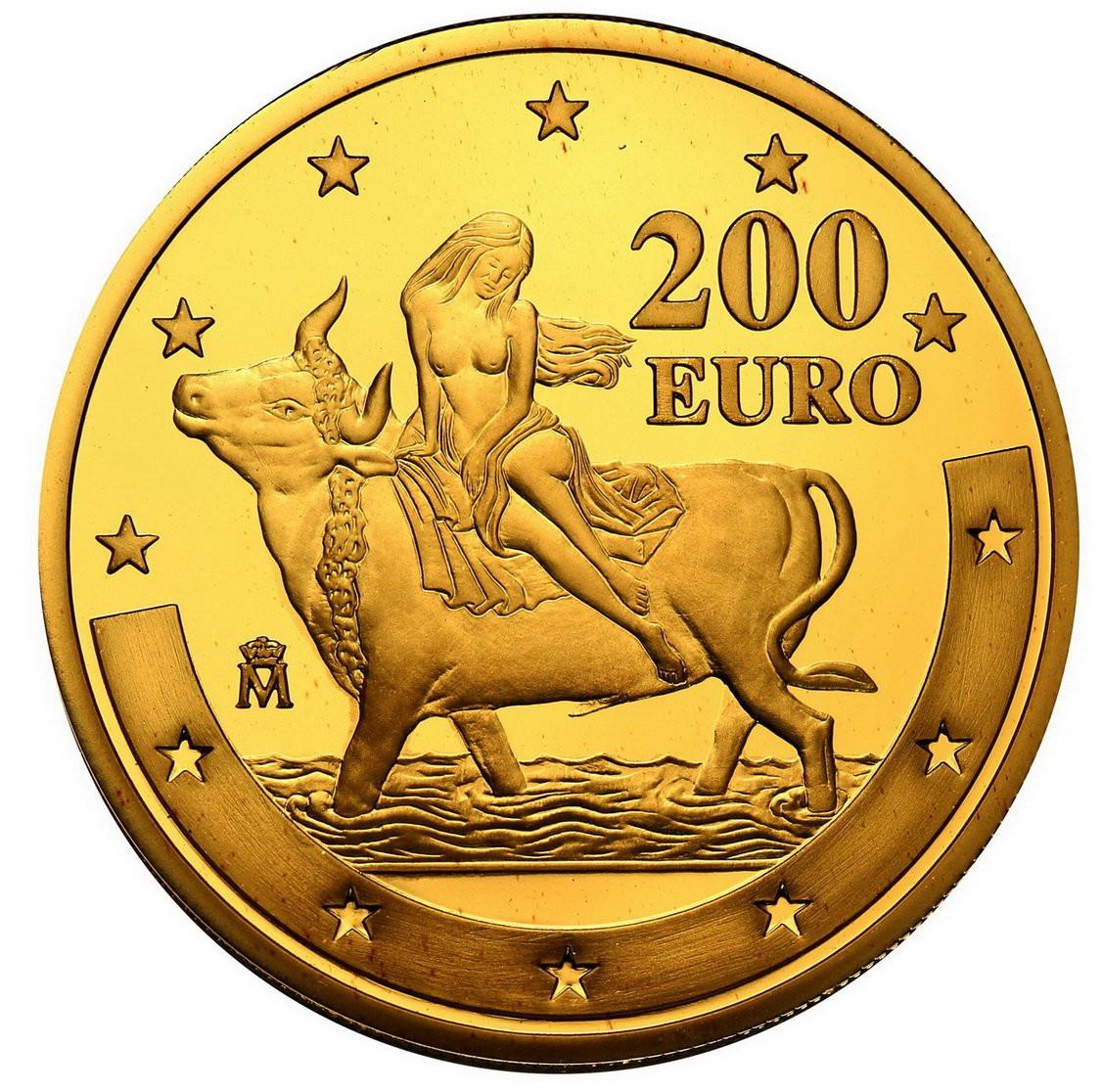 Hiszpania. 200 Euro 2003 Europa na byku