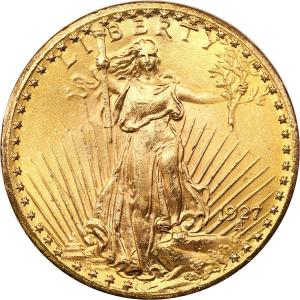 USA. 20 $ dolarów 1927 Filadelfia St. Gaudens
