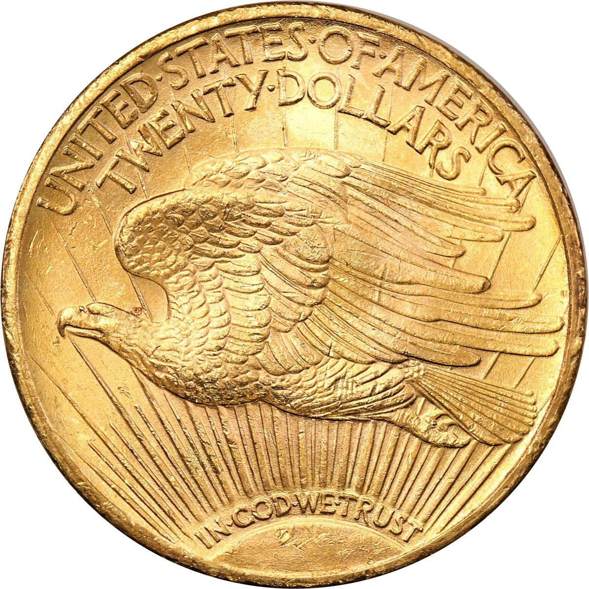 USA 20 $ dolarów 1924 Filadelfia St. Gaudens