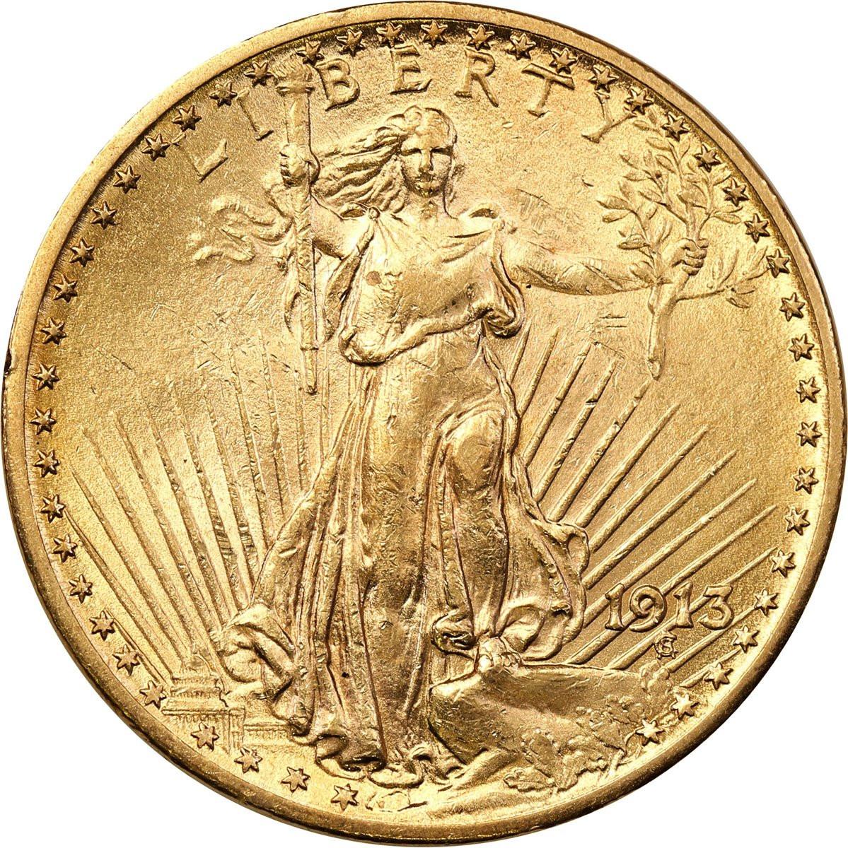 USA 20 $ dolarów 1913 Filadelfia St. Gaudens