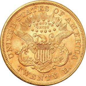 USA 20 $ dolarów 1875 S - San Francisco